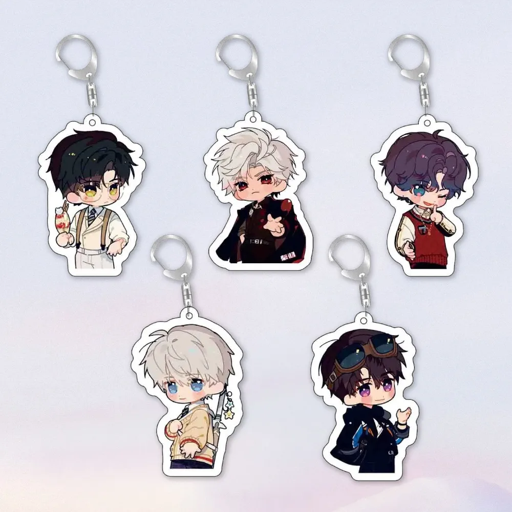 

Diy Custom New Love and Deepspace Aster Acrylic Keychain Q Version Trend Jewelry Backpack Pendant Girl Fashion Accessories Gifts