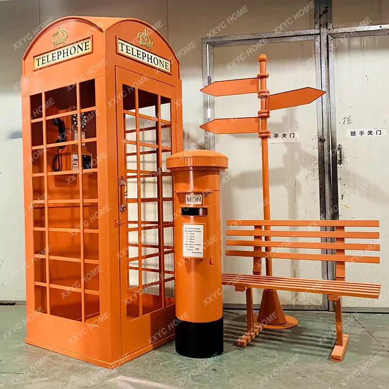 XXInternet celebrity suit phone booth mailbox street signs landscape shopping mall Mei Chen bar props