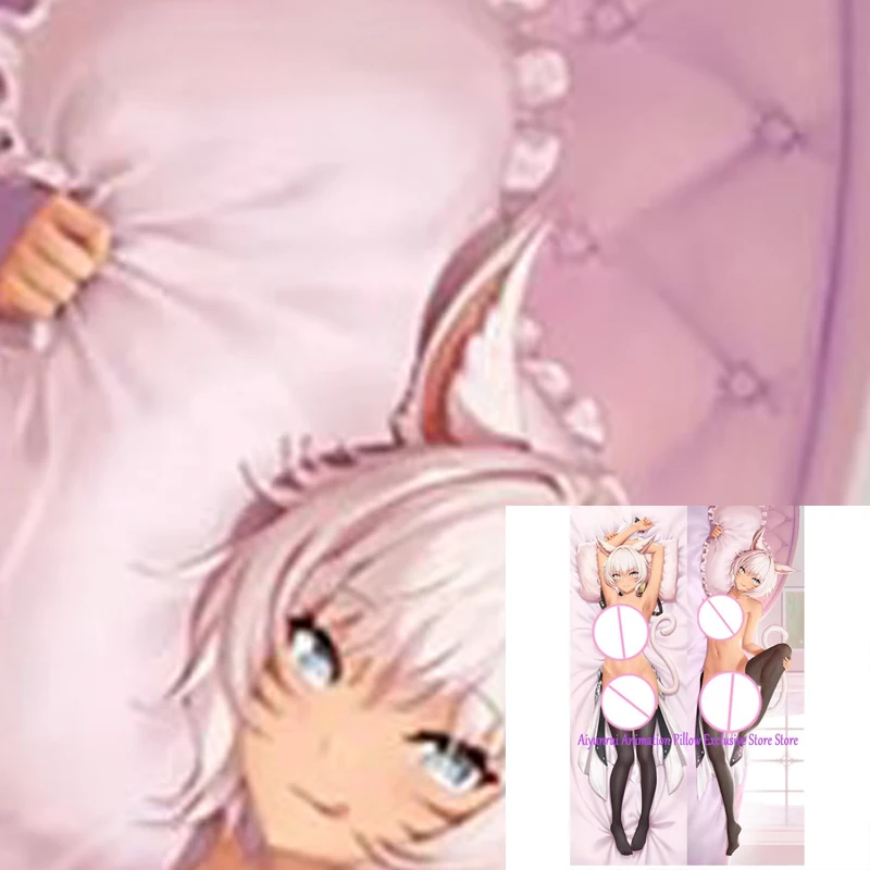 

Dakimakura Anime Y’shtola Double-sided Print Life-size Body Game Pillow Cover Gifts