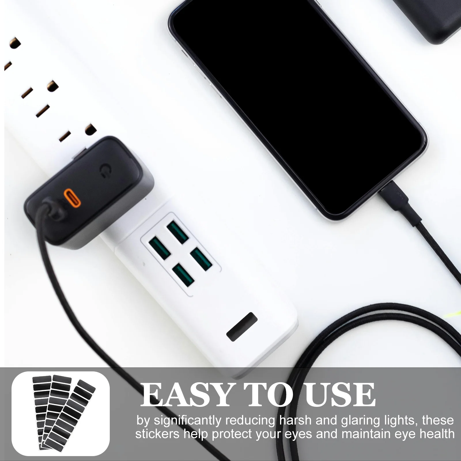 30 قطعة من شريط حجب الضوء المقاوم للحرارة لأضواء الطاقة وملصقات تعتيم متعددة الاستخدامات للإلكترونيات #2