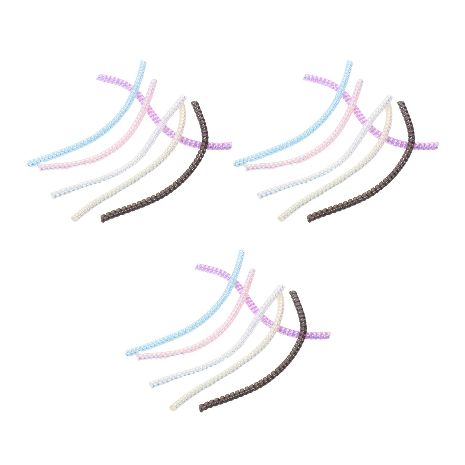 18Pcs Wire Sleeves Spiral Cable Protectors Colored Anti-Tangle Covers Cord Wrap Safety Cable