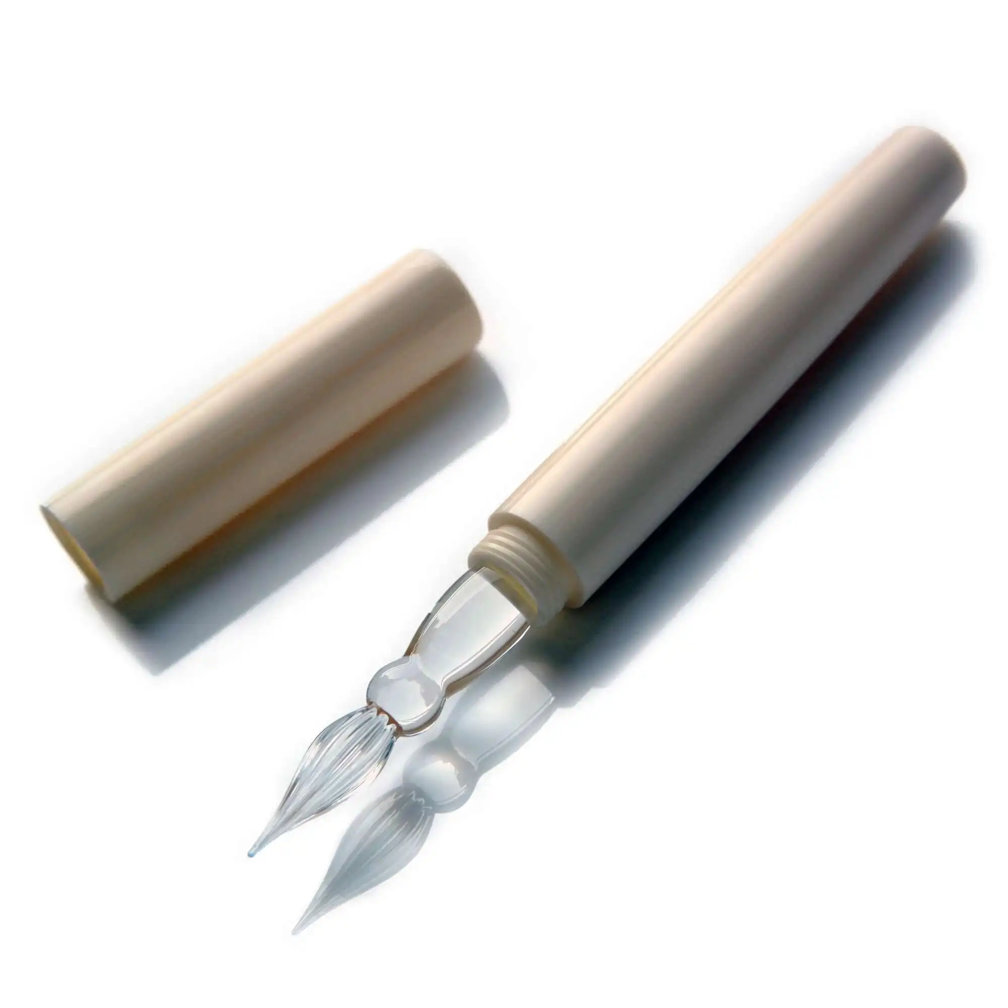 Imitation Ivory Material Glass Pen, Color Ink Pen, Dip Pen,
