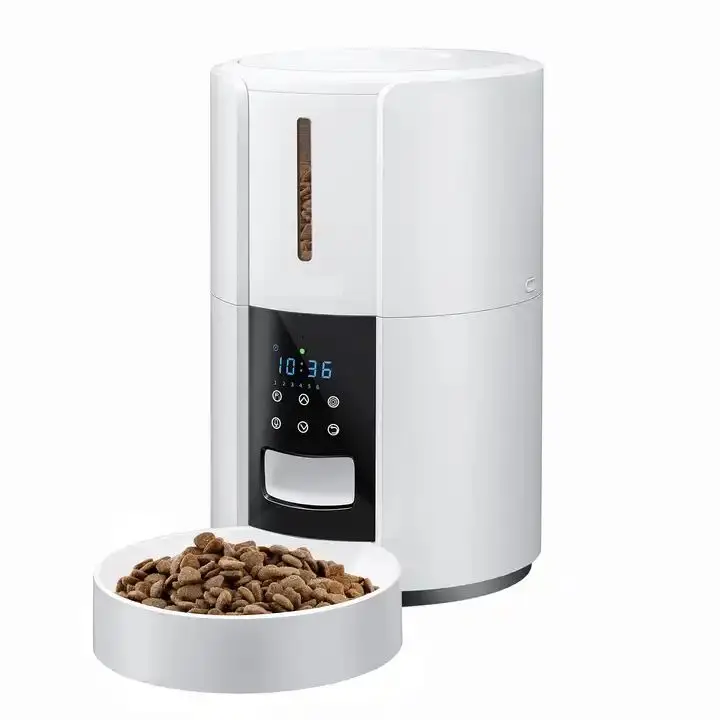 Manufacturer New Products Automatic Electronic Timed Pet Feeder 6 Portions Automatic Pet Feeder