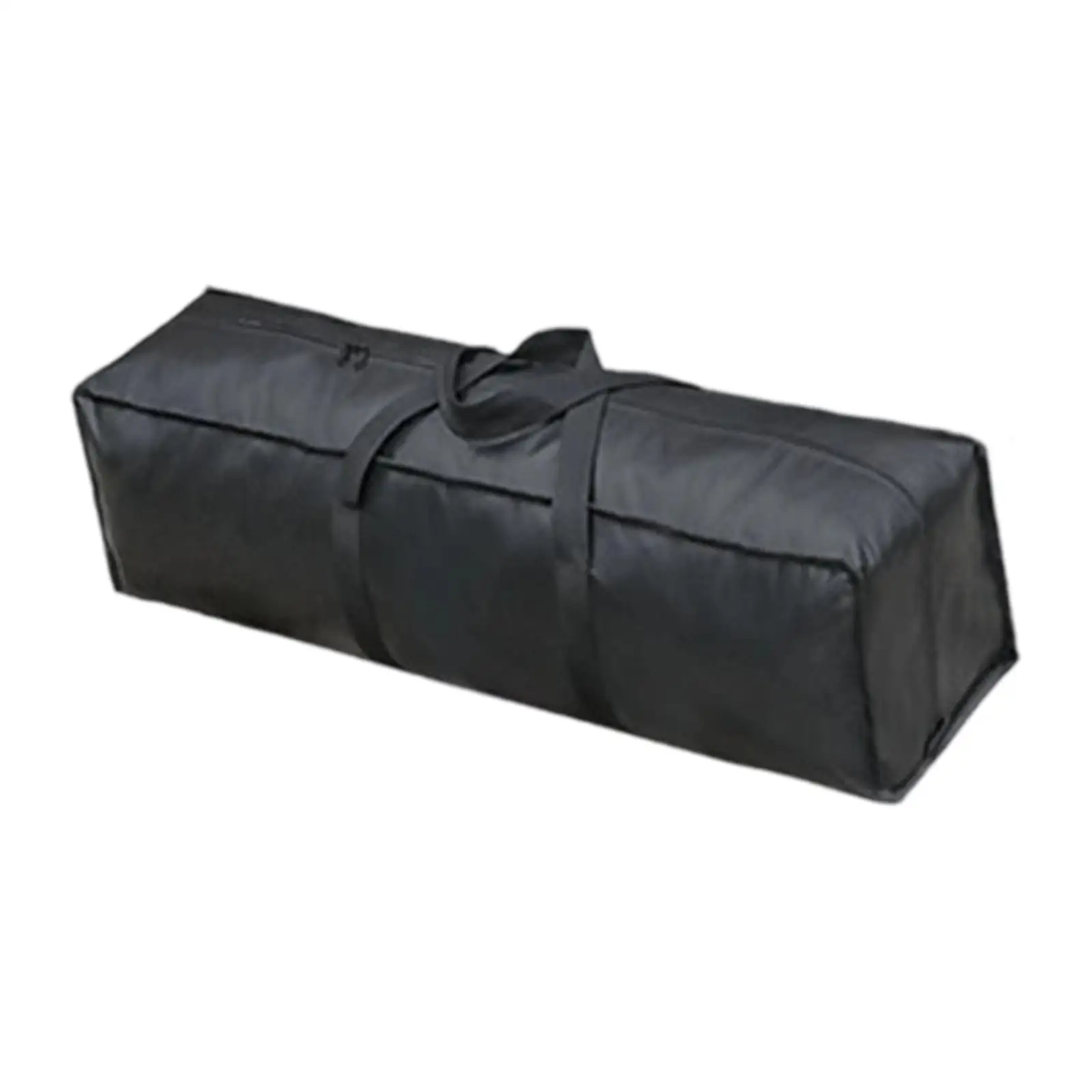 Large Travel Duffle Bag Zippered Dustproof Easy to Clean Portable Heavy Duty Waterproof for Tripod Fishing Outdoor Moving Black