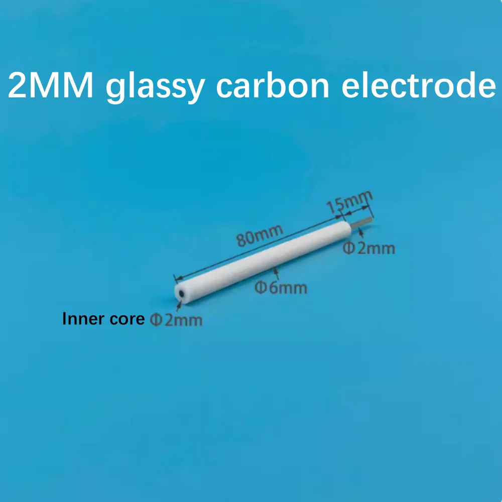 Glassy carbon electrode, working electrode, 3mm / 4mm / 5mm glassy carbon electrode. Imported glassy carbon