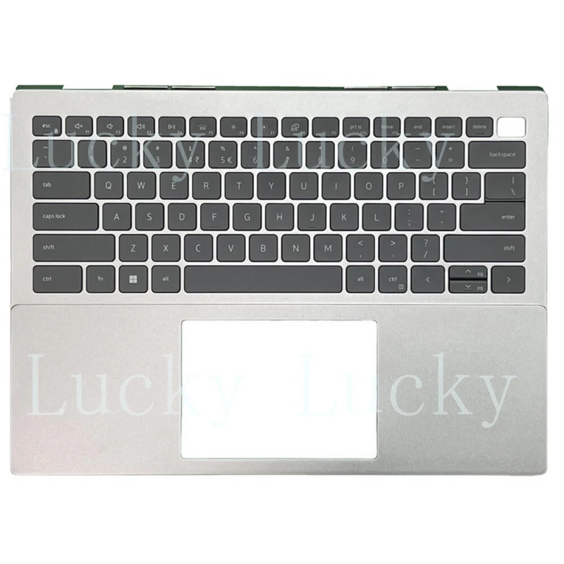 f For DELL Inspiron14PRO 5420 5425 Backlit Keyboard Palmrest Silver 0Y8CK3 Y8CK3