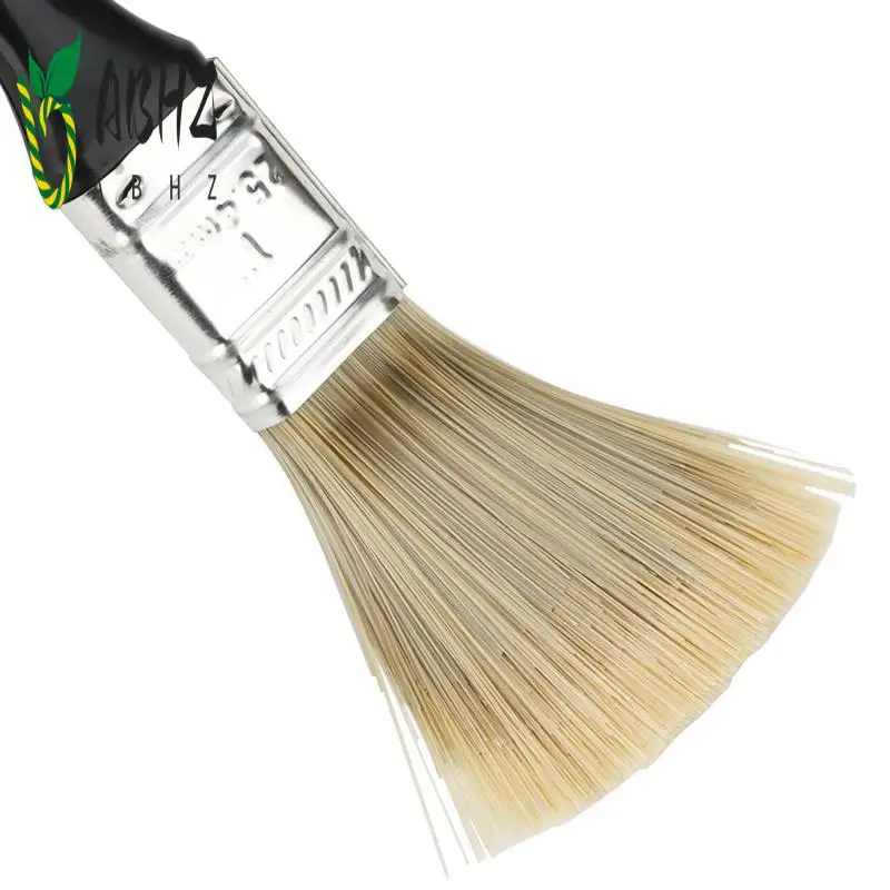 

ABHZ-20 шт. 1-дюймовые кисти с пластиковыми ручками с ручками, плоские кисти для домашнего ремонта, инструменты для рисования своими руками, дома