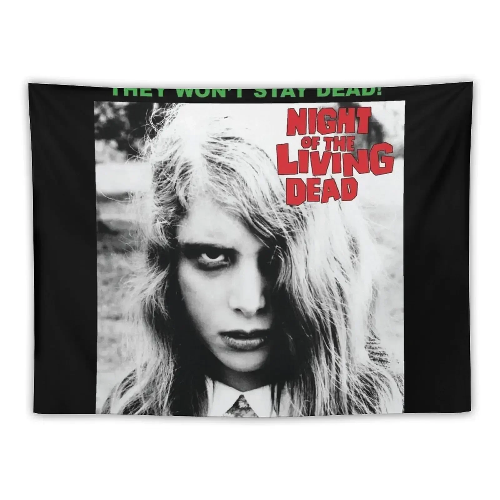 

Night Of The Living Dead - Little Zombie Girl Tapestry House Decor Mushroom Tapestry