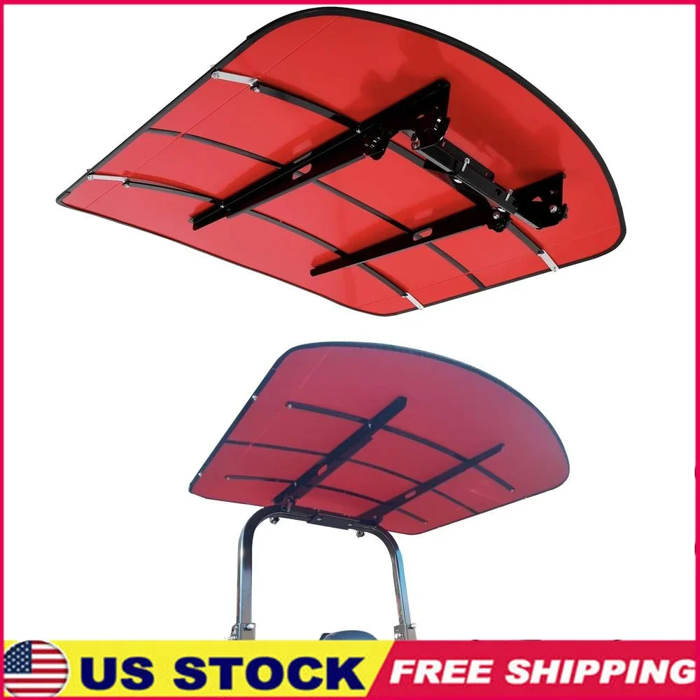 

ROPS Canopy Tractor Umbrella 48-3/8 Inch Durable ABS Sunshade Bolt-on Adjustable Rain Shield Mowers