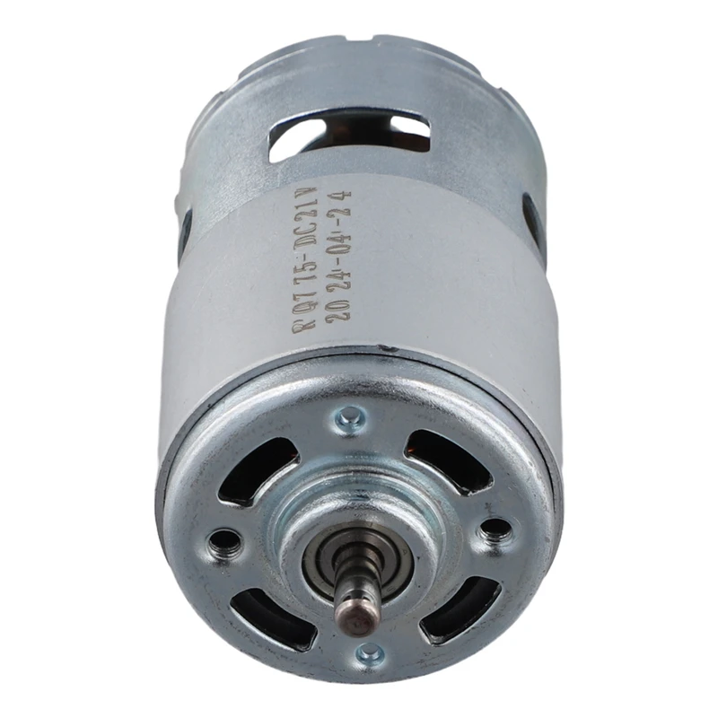 775 DC 21V Small Brush Motor High-Speed Silent Motor High-Power Dual Bearing Motor-WDL