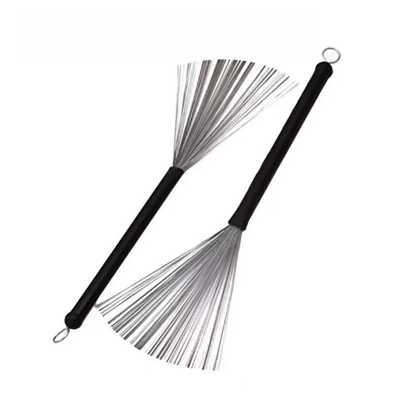 Jazz Drum Brush Drum Stick Steel Brush Drum Set Jazz Bundle Stick Percussion Accessories Wire Brush Plastic Professional Handle