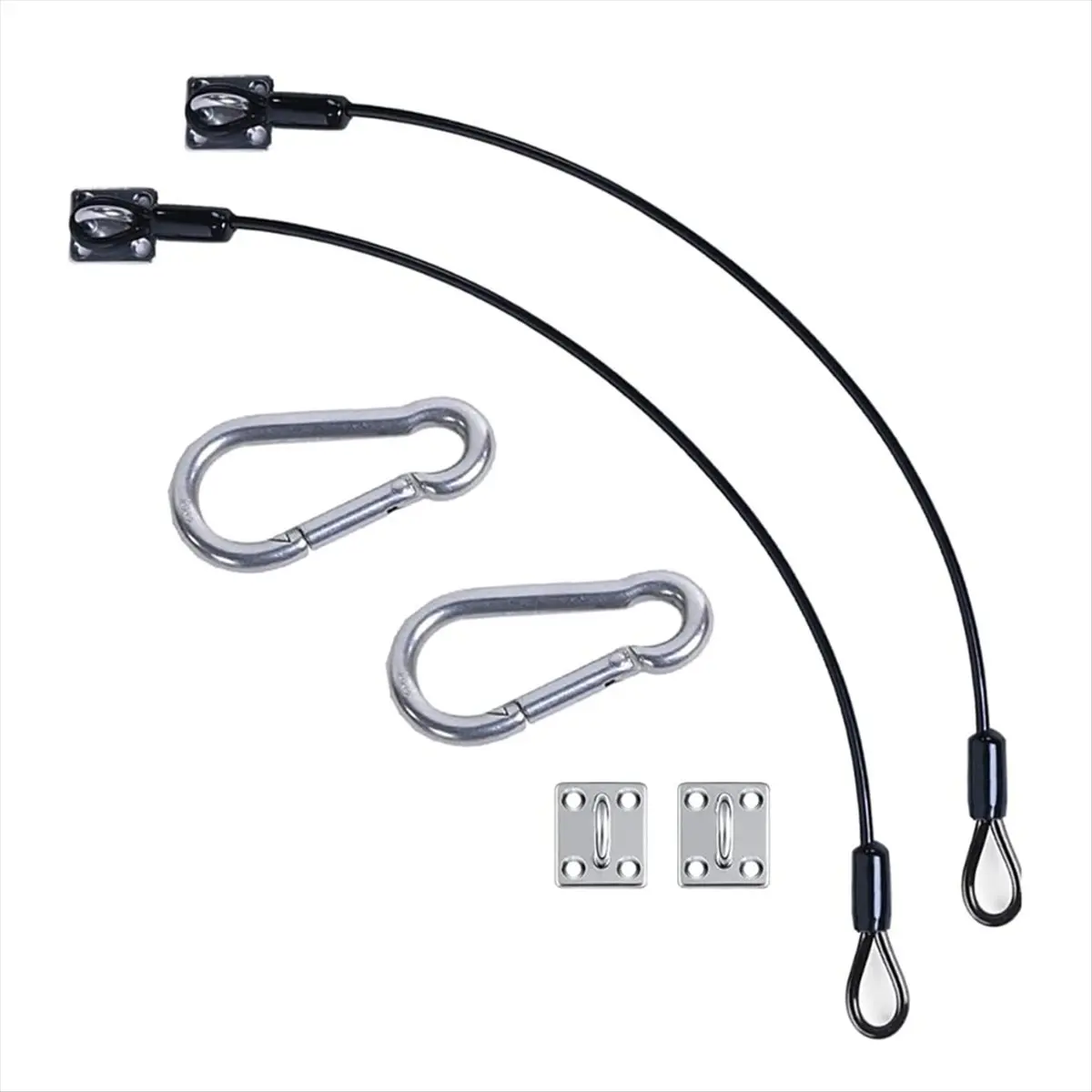 BHBL Straps Attach to Black Bear Proof Trash Can. Works Great for Bears, Raccoons, Opossums Lizards,Animal Trash Can Lid Lock