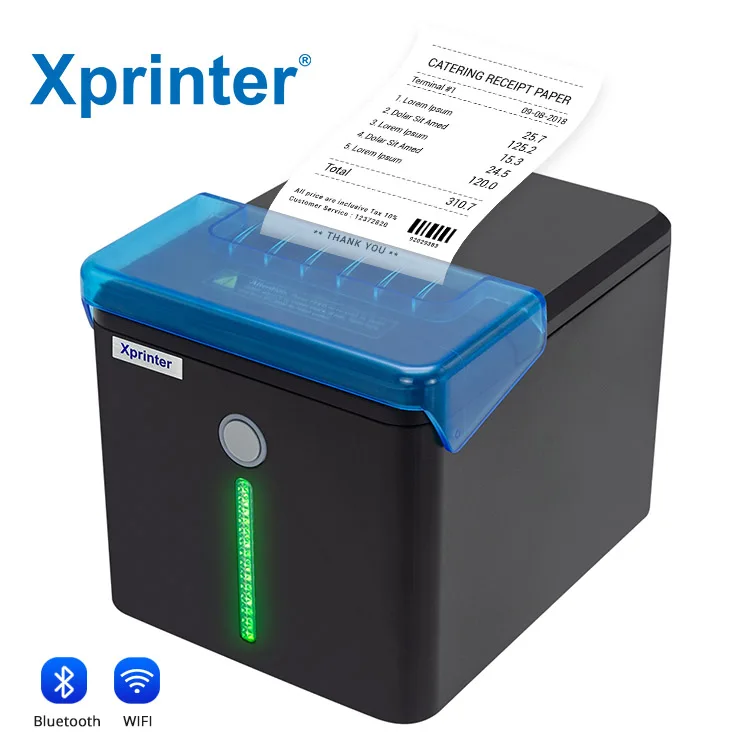 

Xprinter XP-Q80K Receipt Printer for Small Business Waterproof and Dustproof Design for Kitchen 80mm Thermal Printer