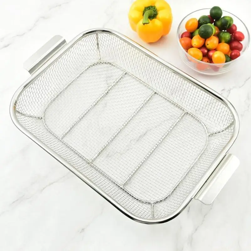 D0AB Stainless Steel Air Fryer Basket Tray Multi-Purpose Accessories for Air Fryer