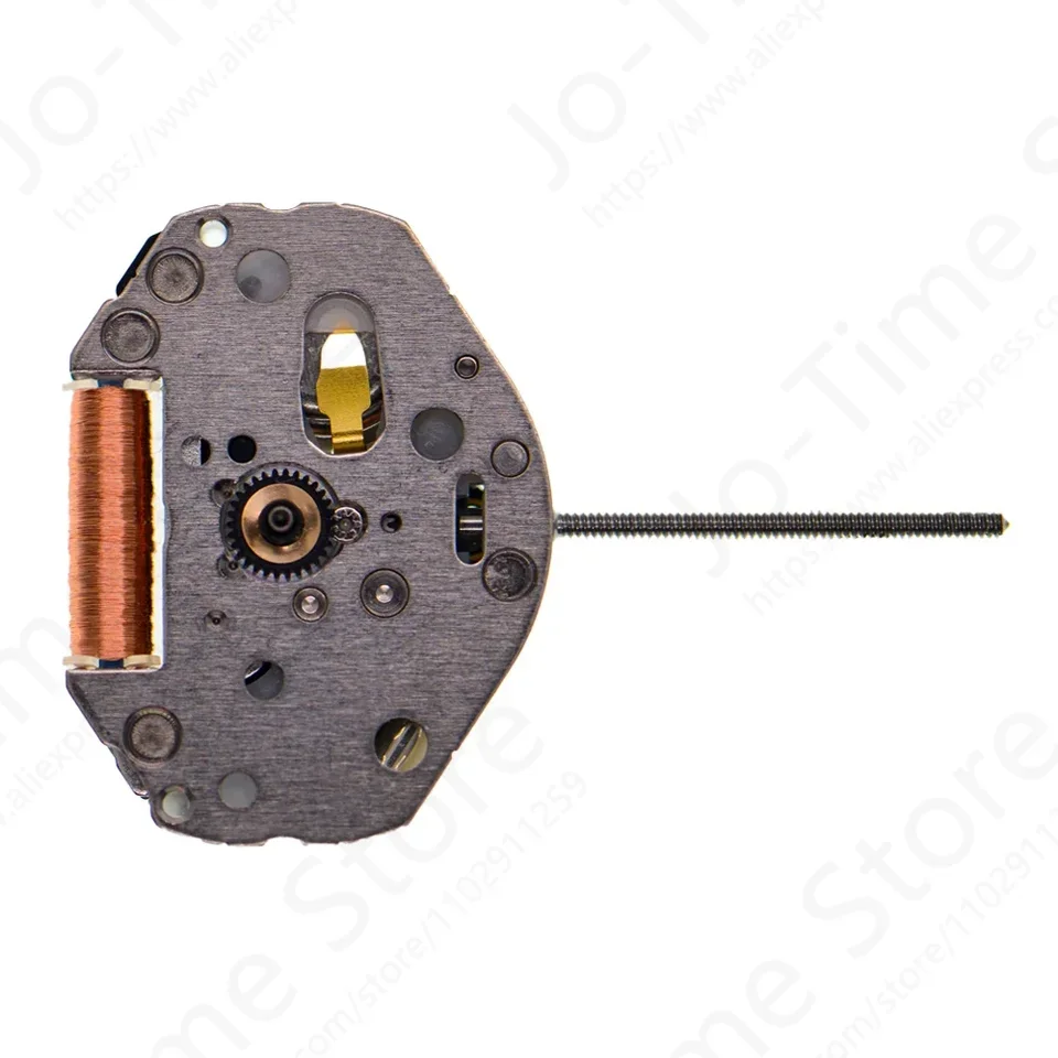 Miyota Super 2035 Quarzwerk, golden, 3 Zeiger, hochwertiges Zubehör, silbernes Gehäuse, Originalteil für die Uhrenreparatur