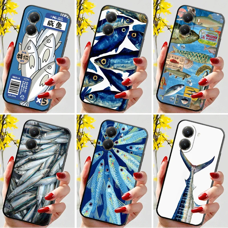 Soft Silicone Phone Case for Xiaomi Poco M8 F8 X8 Pro Max Discounted Salted Fish Shell X7 F7 M7 X6 X5 Redmi 15C 15A X4 X3 M6 M5S