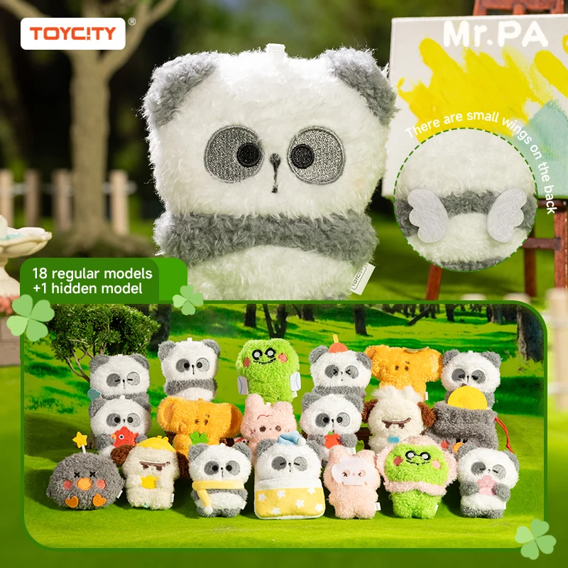 

Toycity MR.PA“fortune Favors You”series Blind Box Refrigerator Magnet Ornament Cute Animal Panda Random Mystery Box Toys Gifts