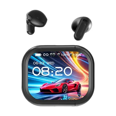 Translator HTC NE20 New Bluetooth 6.0 Wireless Headphones Translation Earphones IPX4 Waterproof Rating Long Battery Life