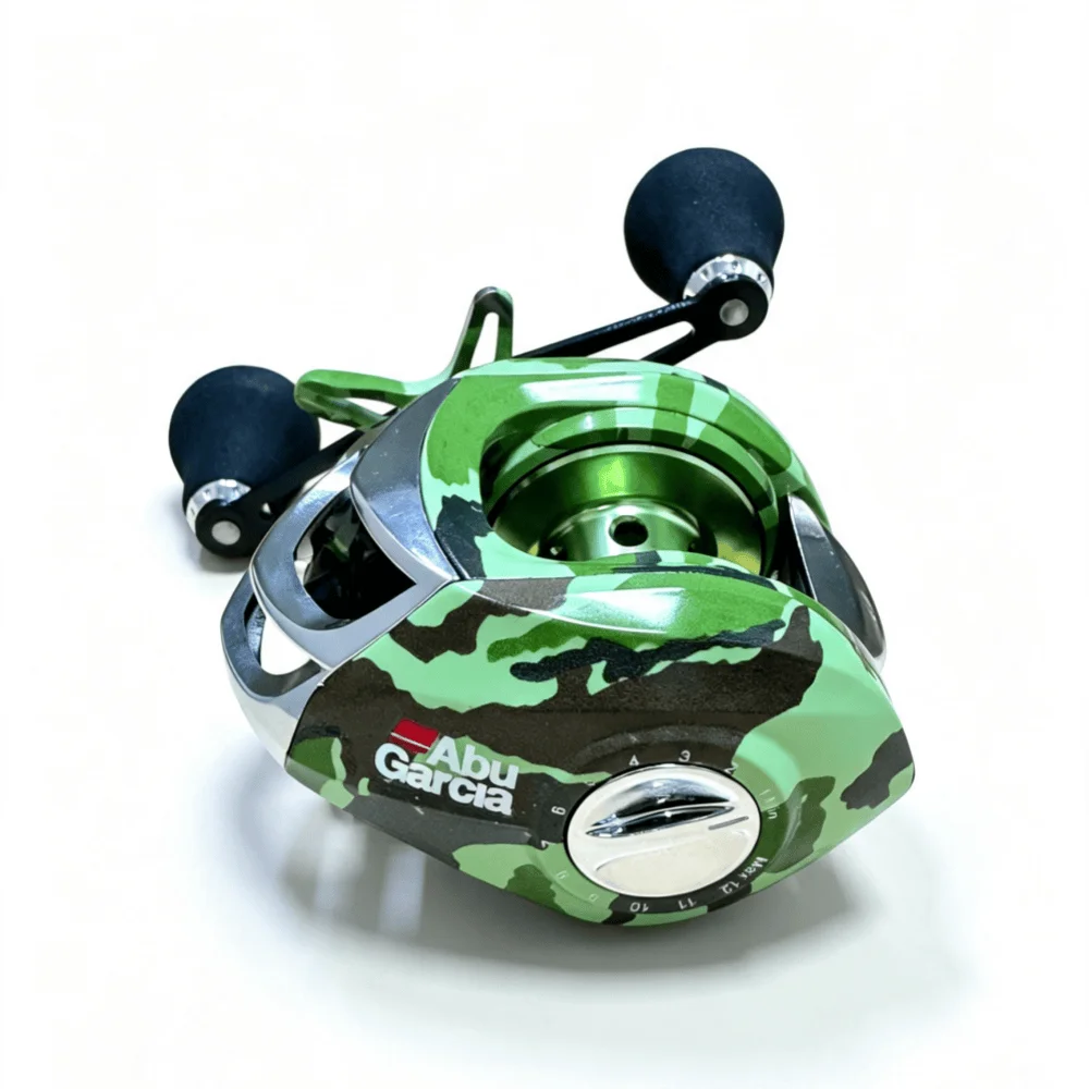 Neue Abu Garcia Baitcaster-Rolle Metall-Tropfenrad 18+1 Achsen-Rolle 7:2:1 Meeresangelrolle – Detail 1