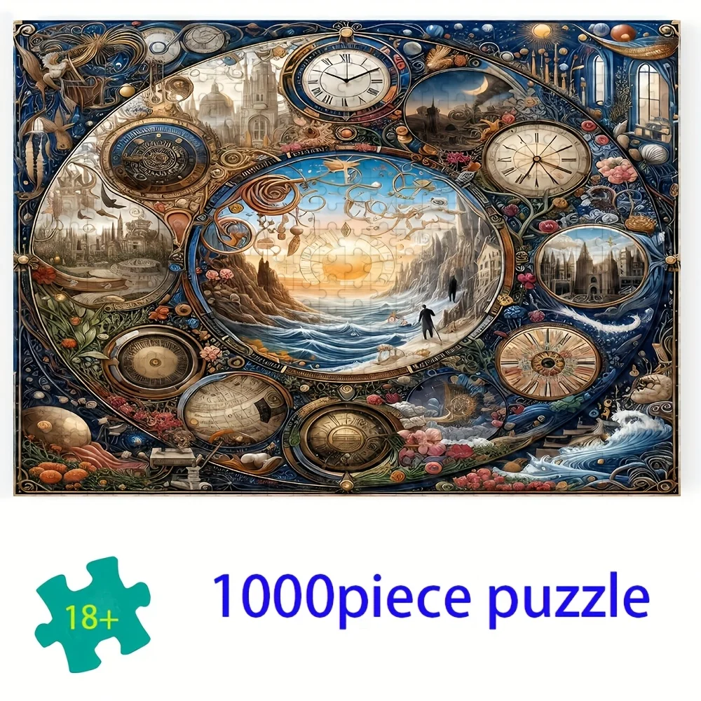 ปริศนาสำหรับผู้ใหญ่ 500/1000 ชิ้น |   เกมครอบครัวที่สนุกสนานและคลายเครียดคุณภาพสูง เหมาะสำหรับวันเกิด คริสต์มาส ฮาโลวีน และเป็นของขวัญ