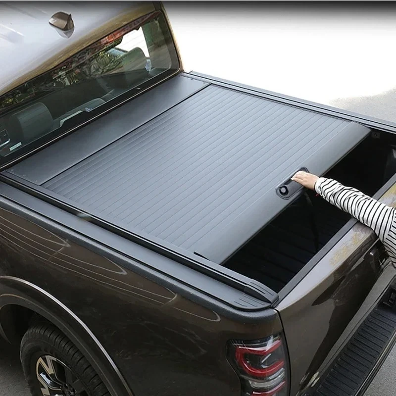 

Крышка ролика пикапа 4x4, выдвижная крышка грузовика-кровати, чехол Tonneau для Dodge Ram 1500 Mitsubishi Triton L200 Ford F150 Ranger
