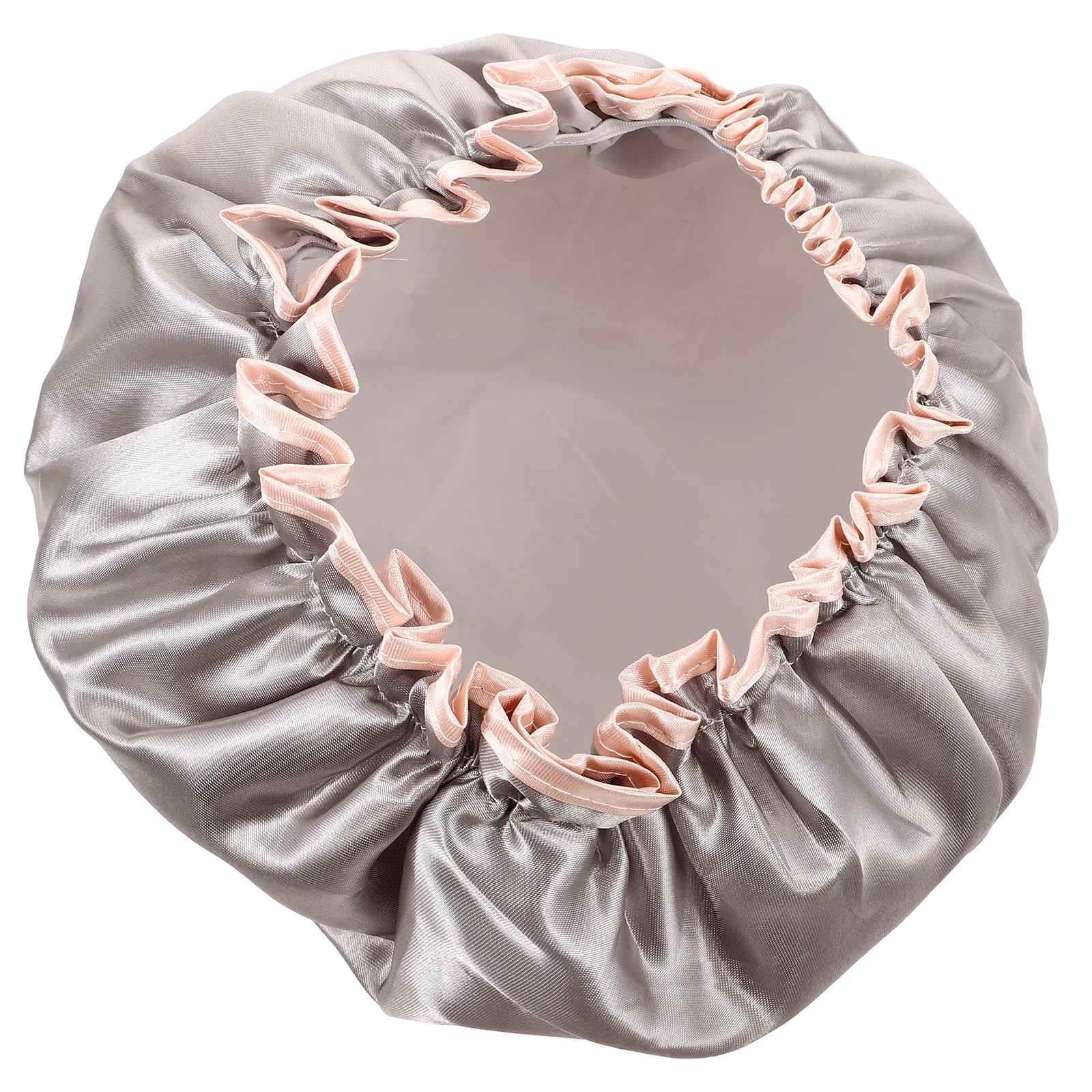 

Waterproof Shower Cap Women Large Reusable Bath Hair Hat PEVA Material Comfortable Elastic Design Fits Long Curly Hair Perfect
