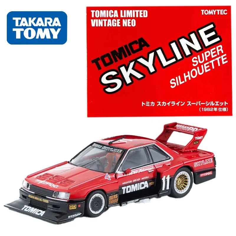 Takara Tomy Tlv Skyline Super Silhouet Skyline 1982 Legering Speelgoed Motorvoertuig Diecast Metalen Model Geschenken