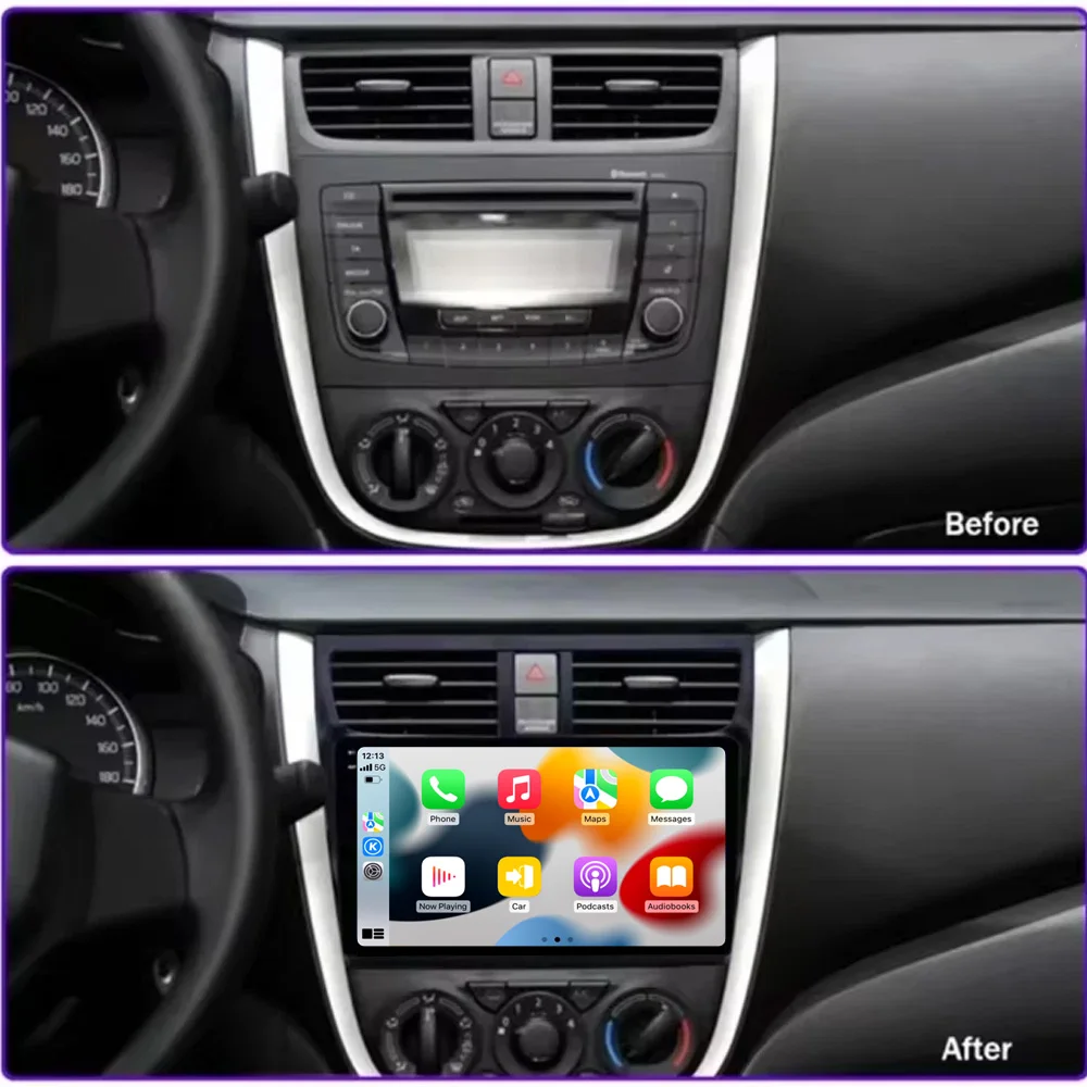64GB GPS 9'' For Suzuki Celerio 2015-2018 Car Radio Stereo Head Unit Wireless Apple Carplay Android Auto Camera Google Map WIFI