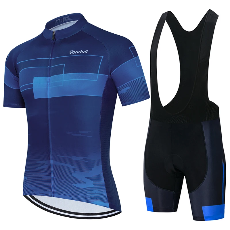 Vendull-Terno respirável de mountain bike, roupas de mountain bike, malha lateral, melhor respirabilidade e conforto, 2024