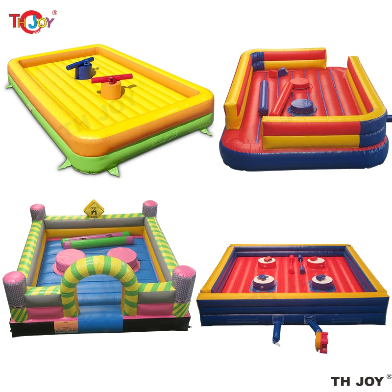 5x4m Inflatable Joust Zone Gladiator Duel Sports Arena Inflatable Joust Fighting Game for kids and adults