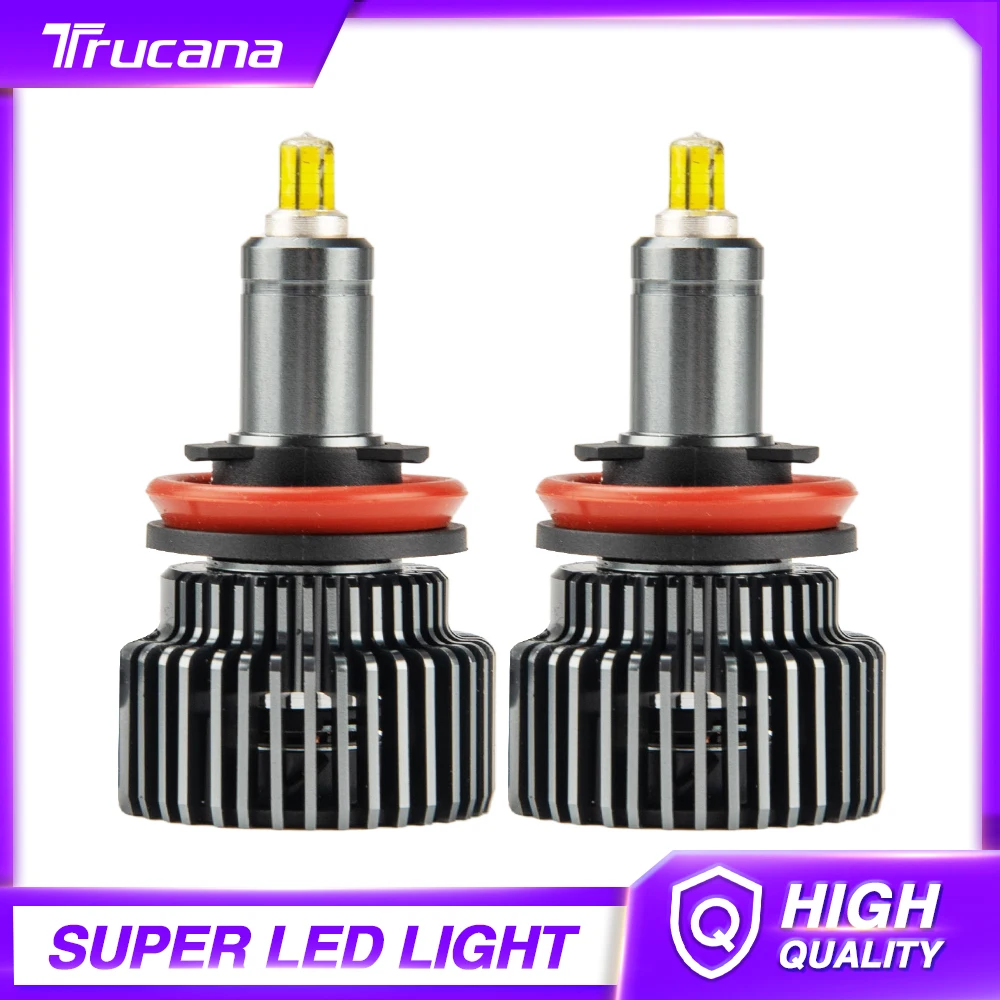 Trucana H7 H4 360 degree LED Car Lights Bulbs 9005 HB3 9006 HB4 H1 H11 LED Canbus Headlight 60W 20000LM 6000K 12V Auto Headlamp