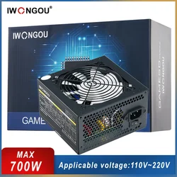 IWONGOU PC Power Source Max 700w For Gaming Desktop 24pin 12v Atx Active PFC PC Fonte GAMESD700 PSU