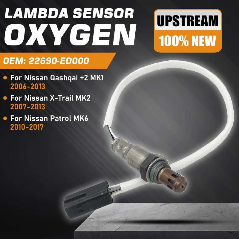Sensor de oxígeno de coche para Nissan Qashqai J10 MK1 2006-2013 Nissan XTrail T31 2007-2013 Sensor Lambda O2 Nissan Patrol Y62 2010-2017