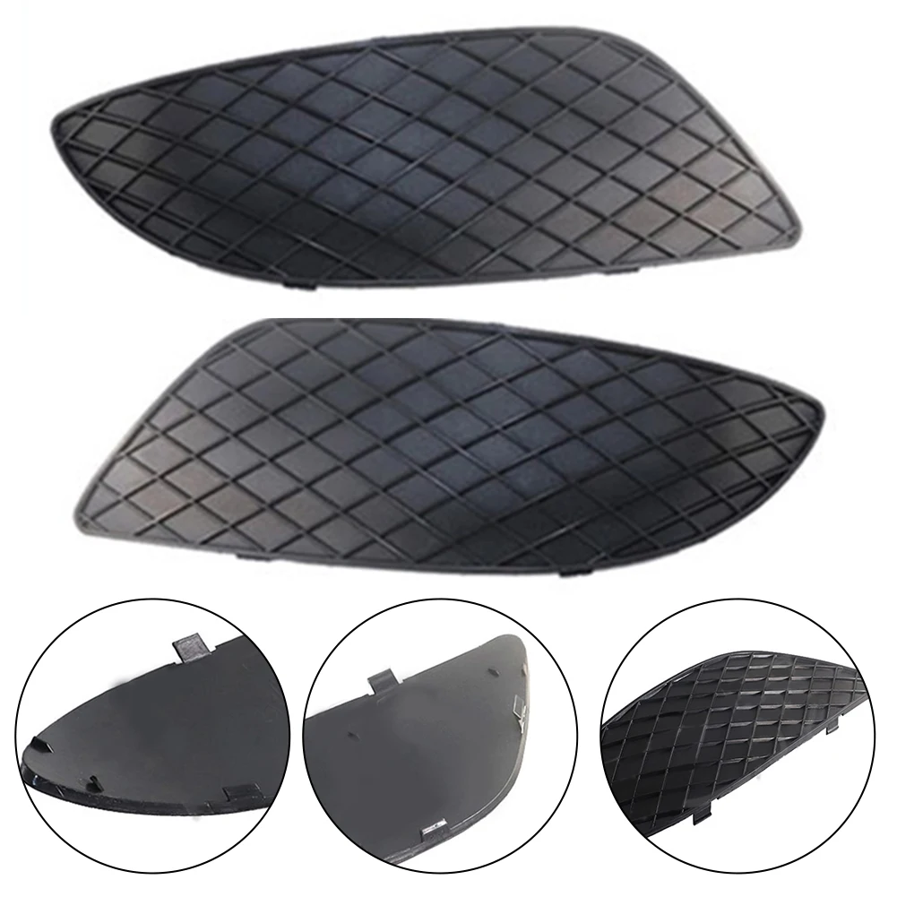 

Compatible Fog Light Cover ABS Fog Light Grille Cover Vehicle Restoration Direct Replacement Part Front Bumper Fog Light Cover