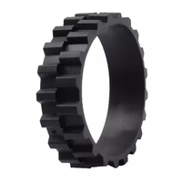 L65A 2PCS Wheel Tires for Xiaomi Mijia 1C/2C/3C S5 Series/T6/T7 Robot Vacuum Cleaner Wheels Anti-Slip Replacement Parts