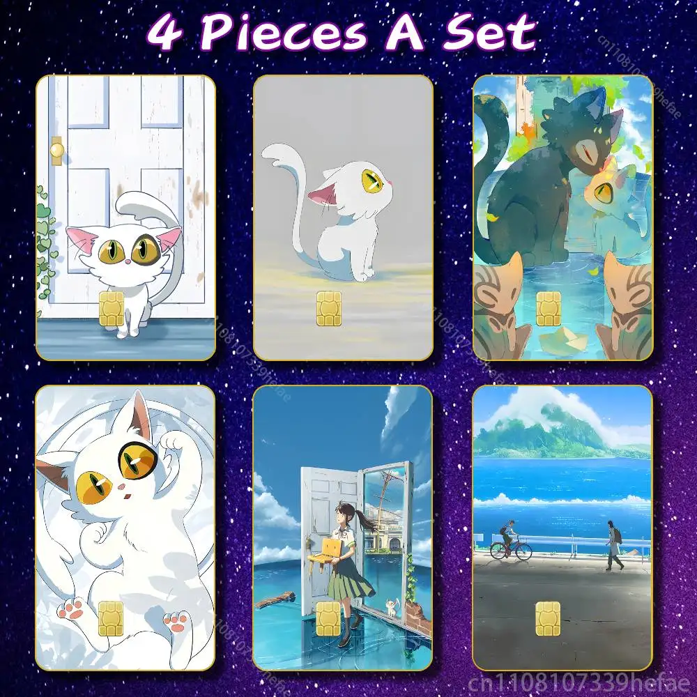 

The journey of the bud Skin HD Stickers Game Card Decal Scratch-resistant For Credit Debit Card Small Large Chip