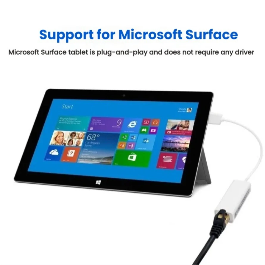 USB- Ethernet-адаптер 100 Мбит/с USB 2.0 Сетевая карта RJ45 Адаптер USB-RS45 Lan Ethernet для MacBook PC Windows XP 7 8 10 Android