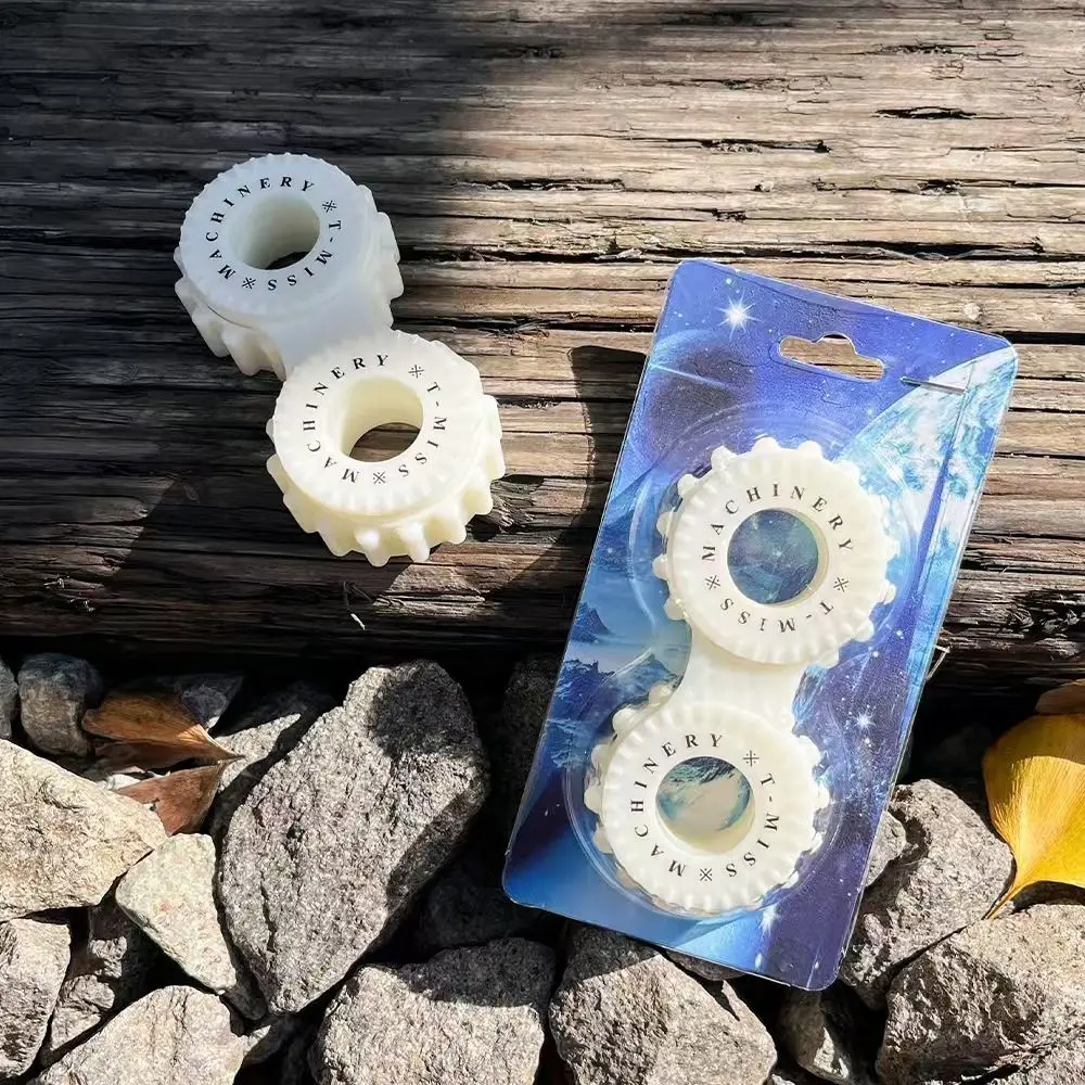 Kołowrotek Palcowy Żyroskop Zabawka Kołowrotek Palcowy Plastikowy Spinner Ręczny Łańcuch Zębatka Wytrzymały DIY