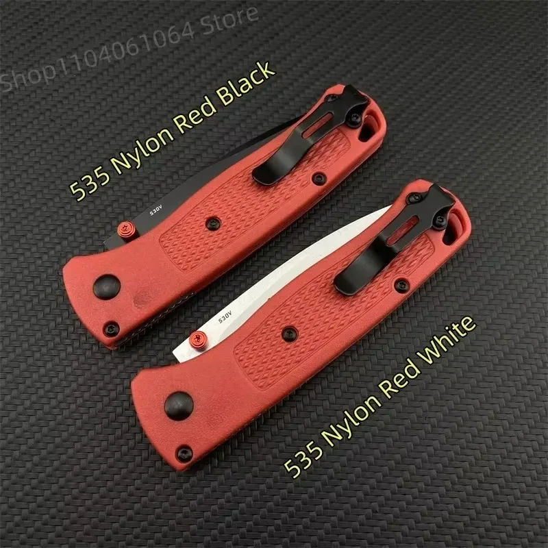 BM 535 Bugout Multi EDC Folding Knife Grivory Handle Drop Point Ultra Lightweight Outdoor Hunting Camping Fishing Pocket Tools - view 4
