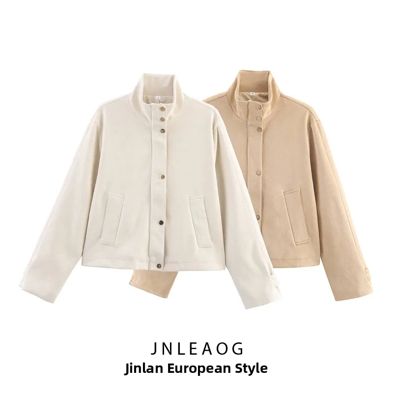 

Новое осеннее поступление, женская модная бархатная куртка, верхняя одежда, 2 цвета, универсальный дизайн, женское пальто, полиэфирная ткань