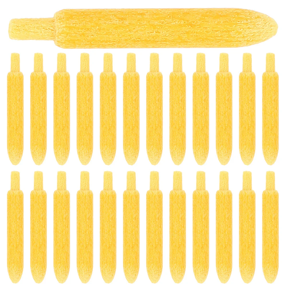 50 Pcs Stylus Pen Paint Refill Universal Points Lengthen Portable Oil Painting Refillable Yellow Classroom Accessories for Pens