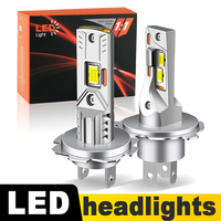 1/2pcs Canbus H4 H11 9005 LED H7 H1 Auto Car Headlight Bulb Motorcycle 6500K 60W 20000LM 12V Fog light DRL Lamp Car Accessories