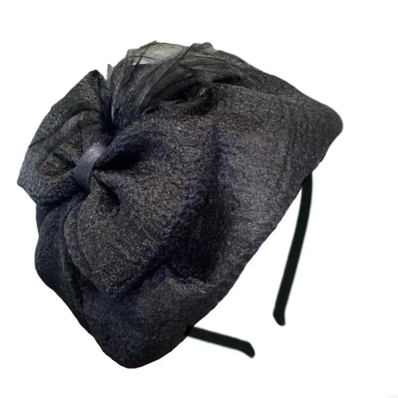 

Retail/Drop Shipping Tulle Bowknot Headband Thin Yarns Half Caps for Masquerades and Cocktails Party