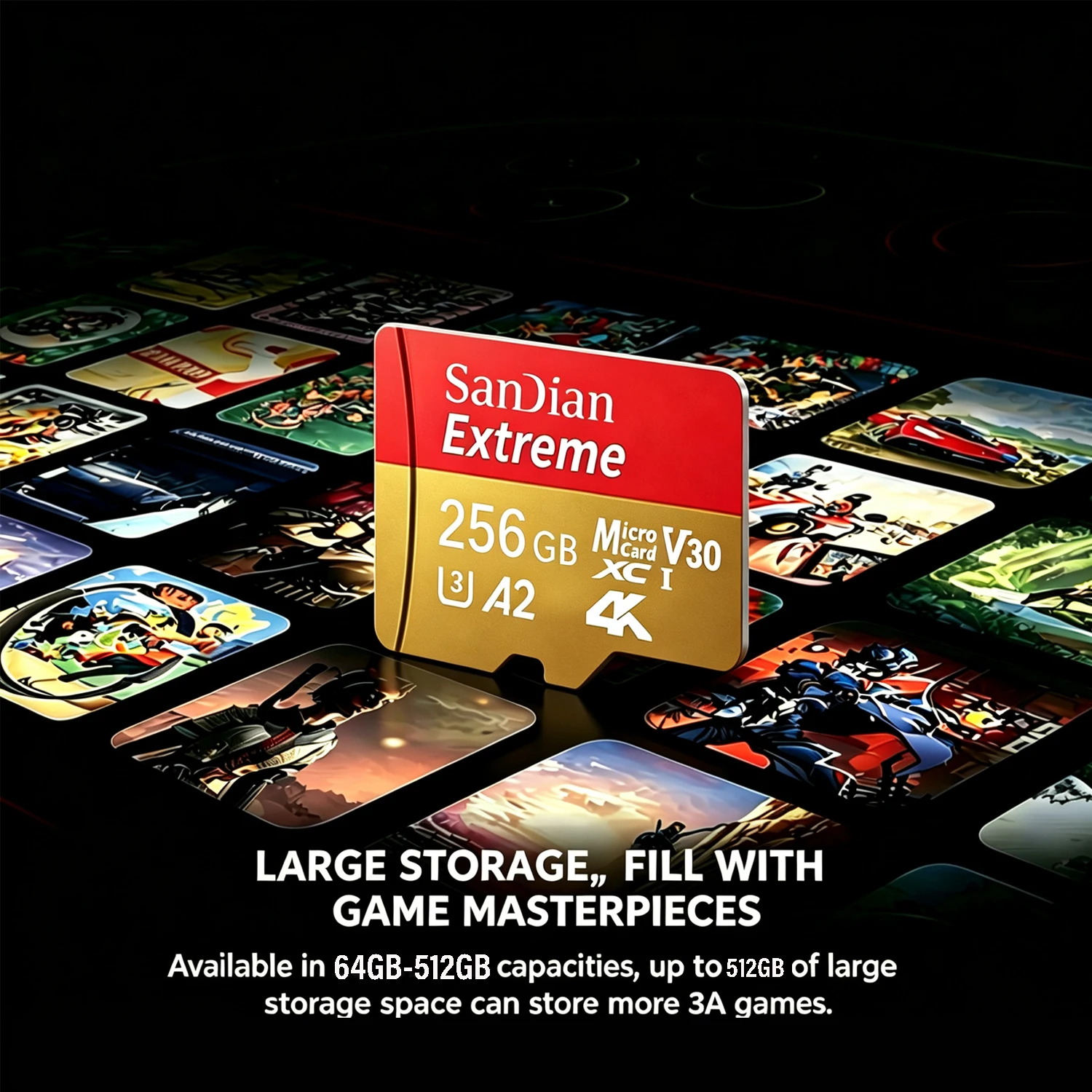 2026 NEW Micro SD Card High Speed Flash  Memory Card 128GB 256GB 512GB Class 10 U3 V30 A2 4K Full HD for Phone Drone Camera - view 5