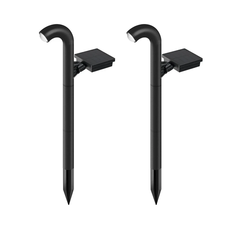 

Solar Outdoor Road Light Landscape Light Garden Courtyard Landscape Lights Curved Waterproof Atmosphere Floor Lights 2PCS