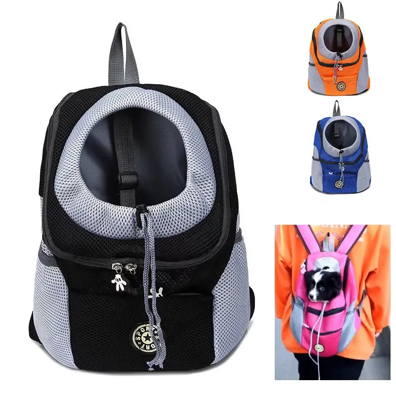 Cat Backpack Go Backpack Travel Portable Breathable All Seasons Carrier Dog Chest Backpack Pet Supplies Accessories