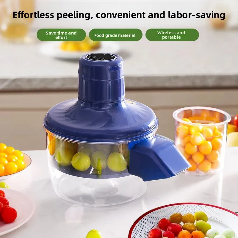 Fruit Peeler Automatic Household Green Grape Peeler