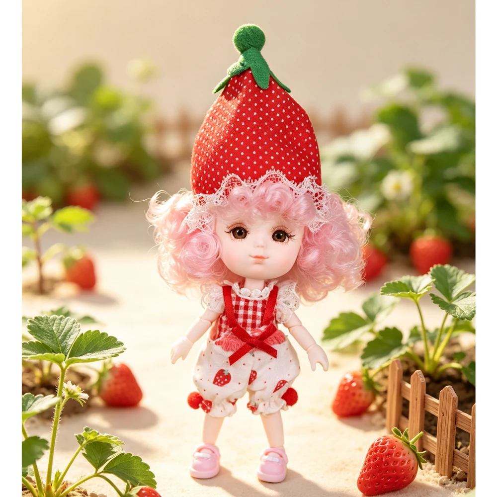 Outfits für Dream Fairy Dodo Doll 13 cm OB11 Maytree Sammlerstück, süßes Kleid, Kawaii Middie-Spielzeugfiguren – Detail 6