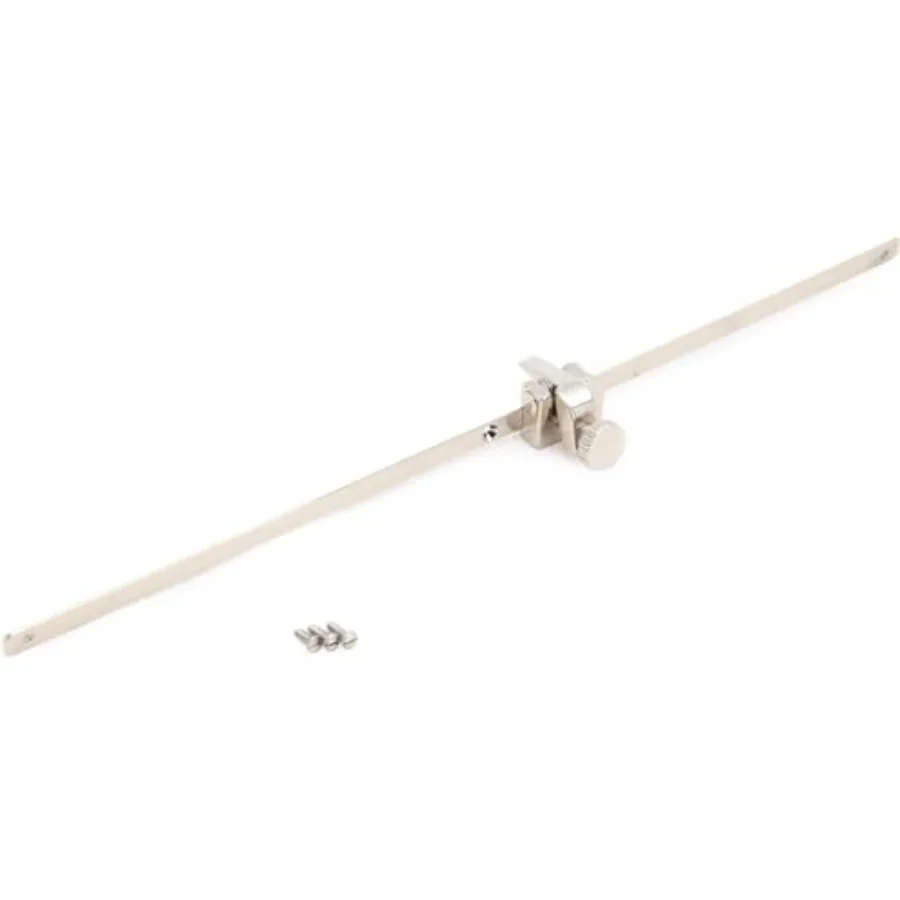 

Long Bar Fifth String Banjo Capo for bluegrass and folk, stainless steel, black, quick-release mechanism