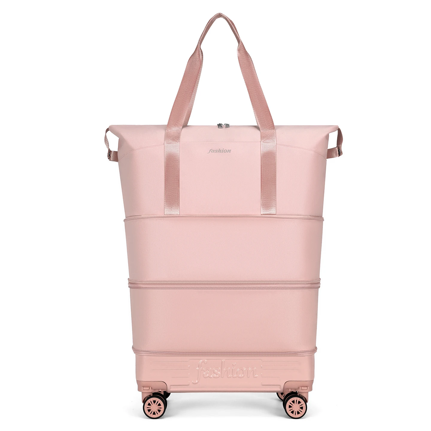 Universelle Reisetasche mit Rollen, geräumige Tasche für Damen, faltbare Trolley-Tasche, Einkaufstasche für Studenten. – Detail 11